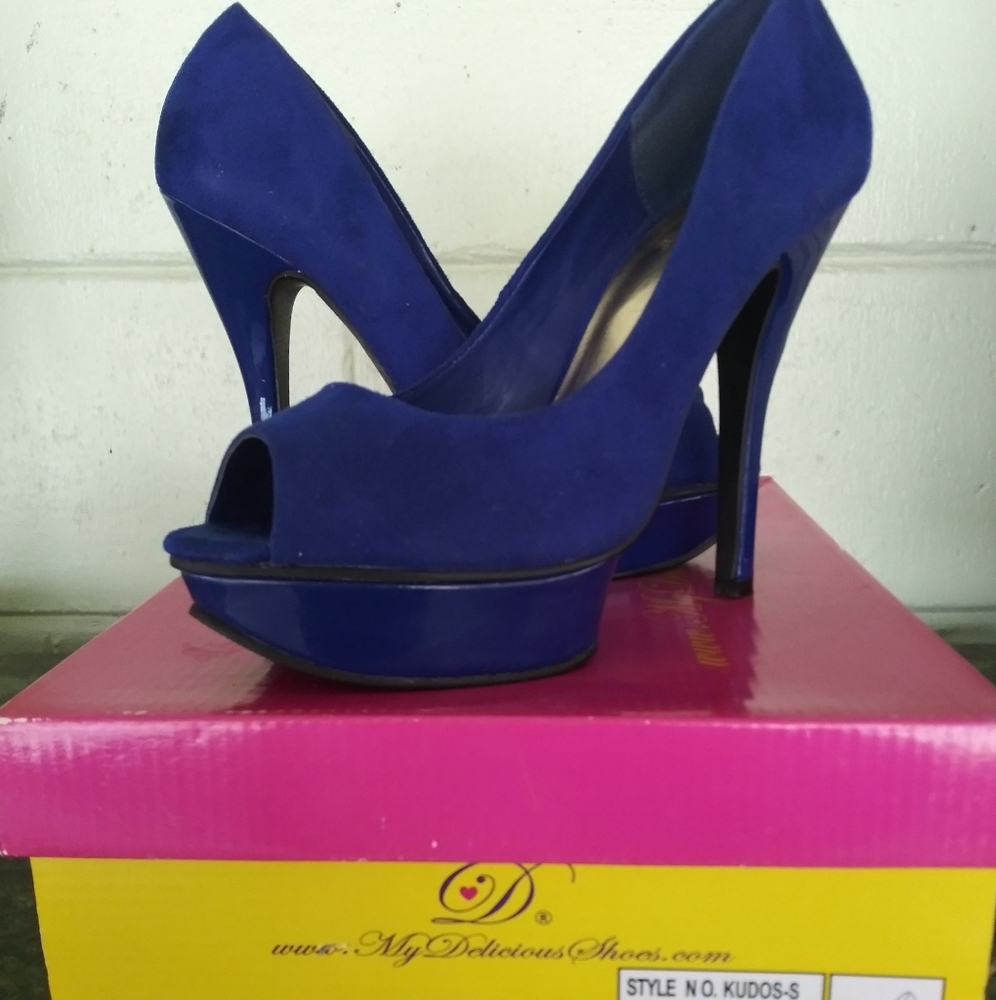 "My Delicious Shoes" Royal Blue